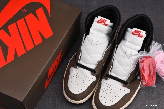 Rep Onekick SP HIGH 1 OG SCOTT' AIR - JORDAN 2.0 CD4487-100 'TRAVIS TS 0606